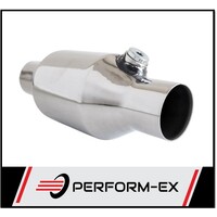 STAINLESS STEEL HIGH FLOW 2 1/2" PERFORMANCE CAT CONVERTER (100 CELL)