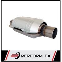 1 3/4" STAINLESS METALLIC CATALYTIC CONVERTER OVAL 300 CPSI