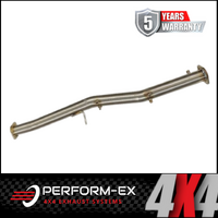 DPF DELETE PIPE 304 STAINLESS STEEL FITS MAZDA BT50 3.2L 5CYL 2016-ON
