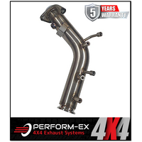 3" DPF DELETE PIPE 304 STAINLESS STEEL FITS TOYOTA FORTUNER GUN156R 2.8L 1GD-FTV 2015-ON