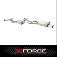 XFORCE 409 STAINLESS STEEL TWIN 2 1/2" CAT BACK EXHAUST SYSTEM (MEDIUM SOUND) FITS FORD FALCON BA BF XR8 SEDAN