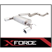 FORD FOCUS XR5 TURBO HATCHBACK XFORCE 3" STAINLESS STEEL CAT BACK EXHAUST SYSTEM