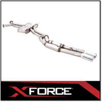 XFORCE TWIN 2 1/2" CATBACK 409 STAINLESS STEEL EXHAUST SYSTEM WITH HOTDOG REAR FITS HOLDEN COMMODORE VT VX VY VZ V8 SEDAN