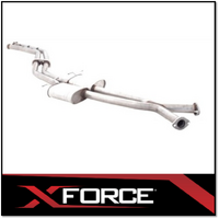 XFORCE TWIN 2 1/2" CATBACK 409 STAINLESS STEEL EXHAUST SYSTEM WITH STRAIGHT TAILPIPE REAR FITS HOLDEN COMMODORE VT VX VY VZ V8 SEDAN