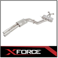 XFORCE TWIN 2 1/2" CATBACK 409 STAINLESS STEEL EXHAUST SYSTEM WITH MUFFLER REAR FITS HOLDEN COMMODORE VT VU VX VY VZ V8 WAGON/UTE