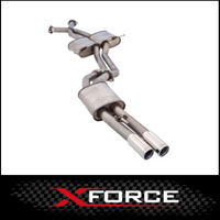 XFORCE TWIN 2.25" CATBACK 409 STAINLESS STEEL EXHAUST SYSTEM WITH MUFFLER REAR FITS HOLDEN STATESMAN/CAPRICE WL V6