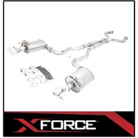 HOLDEN COMMODORE VE VF SEDAN/WAGON SS/SV6 TWIN 2 1/4" XFORCE 409 STAINLESS STEEL CATBACK EXHAUST SYSTEM