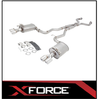 XFORCE TWIN 2.5" 409 STAINLESS STEEL CATBACK EXHAUST SYSTEM FITS HOLDEN COMMODORE VE/VF SEDAN/WAGON SS/SV6 (E4-VF72SED-CBS)