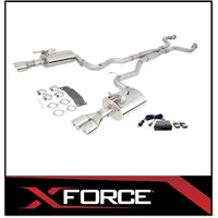 HOLDEN COMMODORE VE/VF SEDAN/WAGON V8 TWIN 3" XFORCE 409 STAINLESS STEEL CATBACK EXHAUST SYSTEM WITH VAREX REAR MUFFLERS