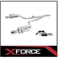 3" XFORCE STAINLESS STEEL CATBACK EXHAUST SYSTEM WITH VAREX FITS CHRYSLER 300C 6.4L 2012-ON