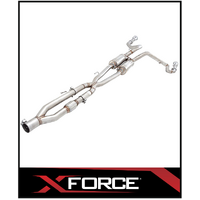 XFORCE TWIN 2 1/2" INTO TWIN 3" STAINLESS STEEL CATBACK EXHAUST SYSTEM FITS RAM 1500 DS 5.7L V8