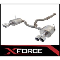 XFORCE 3" STAINLESS STEEL CATBACK EXHAUST SYSTEM FITS SUBARU WRX STI SEDAN 1/2014-ON