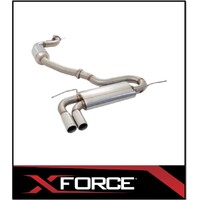 XFORCE 304 STAINLESS STEEL CAT BACK EXHAUST SYSTEM FITS VOLKSWAGEN GOLF GTi MK5 5/2005-9/2009