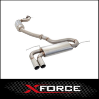 XFORCE 304 STAINLESS STEEL CAT BACK EXHAUST SYSTEM FITS VOLKSWAGEN GOLF GTi MK5 5/2005-9/2009