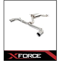 XFORCE 304 STAINLESS STEEL VAREX CAT BACK EXHAUST SYSTEM FITS VOLKSWAGEN GOLF GTi MK6 10/2009-8/2013