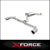 XFORCE 304 STAINLESS STEEL VAREX CAT BACK EXHAUST SYSTEM FITS VOLKSWAGEN GOLF GTi MK6 10/2009-8/2013