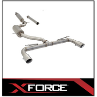 XFORCE CAT BACK EXHAUST SYSTEM FITS VOLKSWAGEN GOLF TSI 1.4L MK7 MK7.5 MK8 4/2013-ON (ESVW01CS) XFORCE CAT BACK EXHAUST SYSTEM FITS VOLKSWAGEN GOLF TSI 1.4L MK7 MK7.5 MK8 4/2013-ON (ESVW01CS)