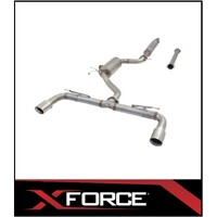 XFORCE 304 STAINLESS STEEL CAT BACK EXHAUST SYSTEM FITS VOLKSWAGEN GOLF GTi MK7 MK7.5 MK8 2013-ON