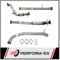 PERFORM-EX 3" STAINLESS STEEL CAT/HOTDOG TURBO BACK EXHAUST SYSTEM FITS FORD RANGER PX 3.2L 5CYL 2011-2016
