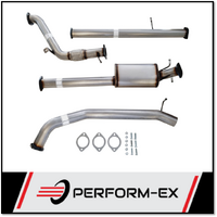 PERFORM-EX 3" STAINLESS STEEL NO CAT/MUFFLER TURBO BACK EXHAUST SYSTEM FITS FORD RANGER PX 3.2L 5CYL 2011-2016