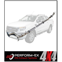 PERFORM-EX 3" STAINLESS STEEL TURBO BACK EXHAUST SYSTEM FITS FORD RANGER PX 3.2L 5CYL 2011-2016