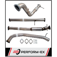 PERFORM-EX 3" STAINLESS STEEL TURBO BACK EXHAUST WITH HOTDOG FITS FORD RANGER PX 3.2L TD 10/2016-5/2022