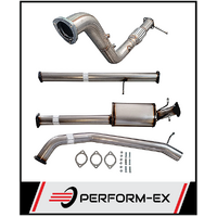 PERFORM-EX 3" STAINLESS STEEL TURBO BACK EXHAUST WITH MUFFLER FITS FORD RANGER PX 3.2L TD 10/2016-5/2022