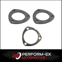 2.25" (57MM) X 3 BOLT FLANGE PLATE KIT (MILD STEEL)