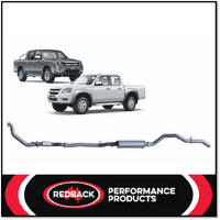 REDBACK 3" 409 STAINLESS STEEL CAT/MUFFLER EXHAUST SYSTEM FITS FORD RANGER PJ PK 3.0L 4CYL 12/2006-8/2011