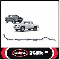 REDBACK 3" 409 STAINLESS STEEL NO CAT/RESONATOR EXHAUST SYSTEM FITS FORD RANGER PJ PK 3.0L 4CYL 12/2006-8/2011