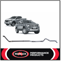 REDBACK 3" 409 STAINLESS STEEL TURBO BACK EXHAUST SYSTEM FITS MAZDA BT-50 UP UR 3.2L 5CYL 2011-2016