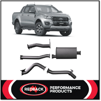 REDBACK 3" SS DPF BACK EXHAUST WITH MUFFLER FITS FORD RANGER PX II PX III  3.2L 5CYL 2016-2022