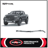 REDBACK 3" 409 STAINLESS STEEL DPF BACK EXHAUST SYSTEM FITS FORD RANGER RAPTOR PX III 2.0L BI-TURBO 10/2018-5/2022