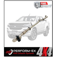 PERFORM-EX 3" STAINLESS STEEL TURBO BACK EXHAUST SYSTEM FITS HOLDEN COLORADO RG 2.8L 4CYL 2012-9/2016