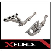 FORD FALCON FG V8 5.4L SEDAN/UTE XFORCE 304 STAINLESS STEEL HEADERS 1 3/4" & HIGH FLOW 2.5" METALLIC CATS