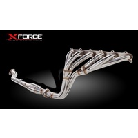 XFORCE UNPOLISHED STAINLESS STEEL HEADERS & CAT FITS FORD FALCON FG XR6 NON TURBO UTE