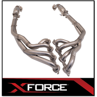 XFORCE 409 STAINLESS STEEL TRI Y HEADERS 1 5/8" & HIGH FLOW 2.5" METALLIC CATS FITS HOLDEN COMMODORE VT VU VX VY VZ 5.7L 6.0L SEDAN/WAGON/UTE
