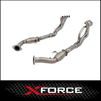 HOLDEN COMMODORE VT VU VX VY VZ 5.7L 6.0L SEDAN/WAGON/UTE XFORCE 409 STAINLESS STEEL HEADERS 1 5/8" & HIGH FLOW 2 1/2" METALLIC CATS