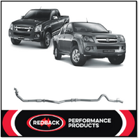 REDBACK 3" 409 STAINLESS STEEL TURBO BACK EXHAUST SYSTEM FITS HOLDEN COLORADO RC 3.0L 7/2008-5/2012