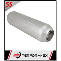PERFORATED 409 STAINLESS STEEL HOTDOG 3.5" 89MM IN/OUT X 12" LONG (HD12350P-409)