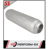 PERFORATED 409 STAINLESS STEEL HOTDOG 2" 51MM IN/OUT X 15" LONG (HD15200P-409)
