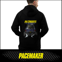 BLACK PACEMAKER HOODIE FEATURING 1977 HOLDEN HX SANDMAN IN ROYAL PLUM