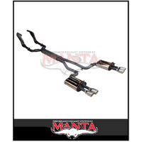 DPE BY MANTA ENGINE BACK STAINLESS STEEL EXHAUST SYSTEM FITS HOLDEN COMMODORE VE VF 6.0L 6.2L V8 SEDAN/WAGON (HOLK128S3-178)