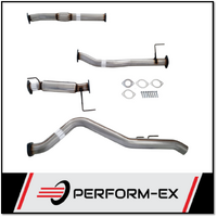 PERFORM-EX 3" STAINLESS STEEL DPF BACK WITH HOTDOG EXHAUST SYSTEM FITS ISUZU D-MAX RG 3.0L 4CYL 1/2020-ON