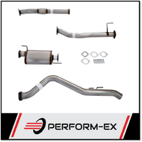 PERFORM-EX 3" STAINLESS STEEL DPF BACK WITH MUFFLER EXHAUST SYSTEM FITS ISUZU D-MAX RG 3.0L 4CYL 1/2020-ON