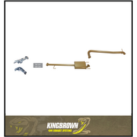 KING BROWN EXTRACTORS & 2.5" CATBACK EXHAUST SYSTEM FITS TOYOTA HILUX GGN25R 4.0L V6 2005-2015