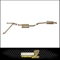 KING BROWN 2.5" CAT BACK EXHAUST SYSTEM FITS NISSAN NAVARA D40 4.0L V6 2006-2016 (KB9415-XXMR)