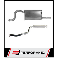STANDARD CENTRE & REAR MUFFLER FITS FORD FALCON BA BF 4.0L RTV UTILITY