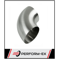 1.5" 38MM X 90 DEGREE MANDREL BEND 304 ULTI GRADE STAINLESS STEEL EXHAUST PIPE