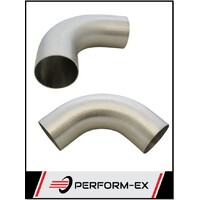 2" 51MM X 90 DEGREE MANDREL BEND 316 ULTI GRADE STAINLESS STEEL EXHAUST PIPE